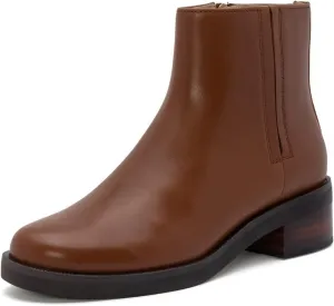 ABEO Traverse Ankle Booties for Women | Fall Boots for Women | Water Resistant Leather | Built-In Orthotic Insole