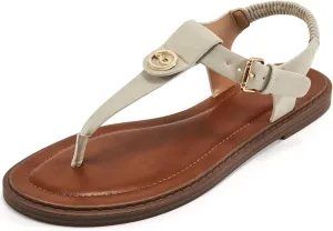 Alicegana Sandals for Women 2025 Dressy: Comfortable Summer Flat Sandals Gladiator Thong Flip Flops for Beach Walking Casual