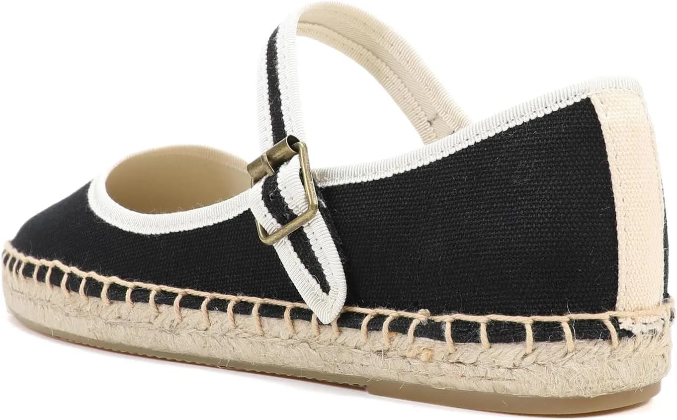 Ballet Falts Sneakerina Mary Jane Espadrilles for Women Cute Kawaii Goth Emo Grunge Comfy Casual Non Slip Walking Boho Beach Shoes Summer Festivals Daily Wear Outdoors