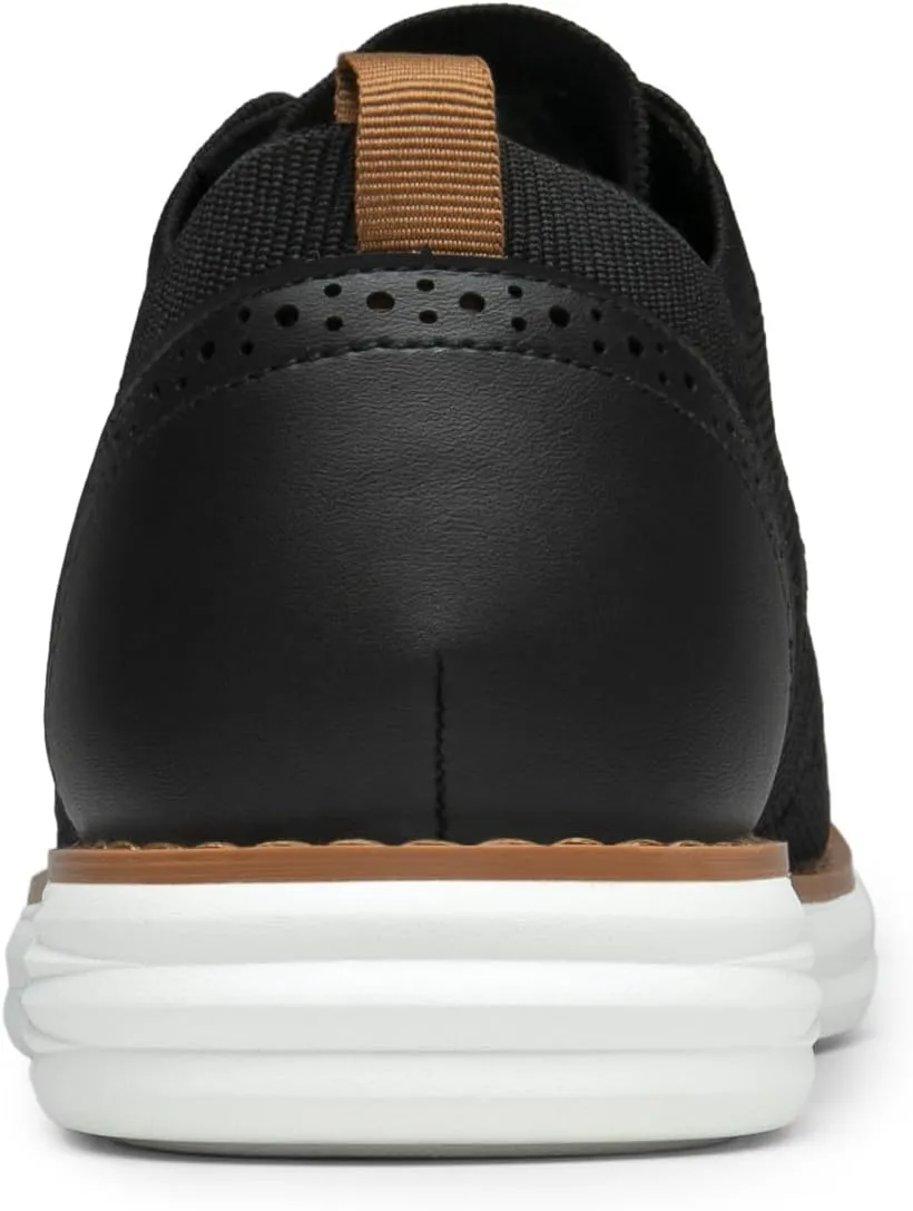 Bruno Marc Men's KnitFlex Craft Mesh Oxfords Sneakers Casual Dress Lace-Up Lightweight Walking Shoes