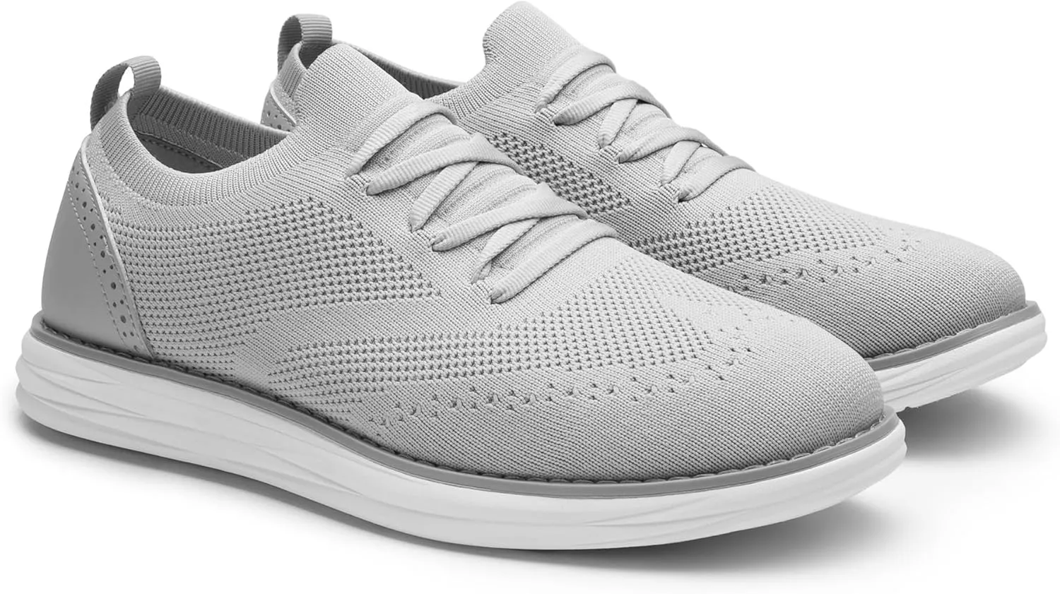 Bruno Marc Men's KnitFlex Craft Mesh Oxfords Sneakers Casual Dress Lace-Up Lightweight Walking Shoes