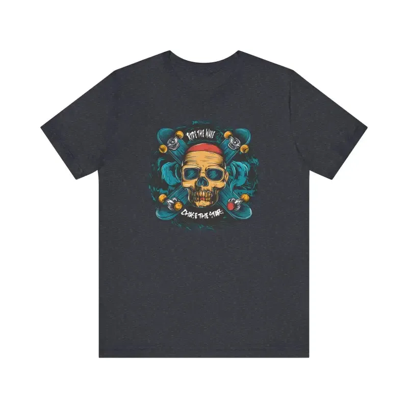 Conquer Unisex Jersey Skull Tee for Street Vibes