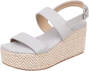 Dheva-C Sandal Slides Women Women Sandals Wedge Low Heel Roman Wedge Ladies Fashion Elastic Strap Carved Breathable Shoes Thick Soled Wedges Casual Sandals Sandals for Women Wedge Heels