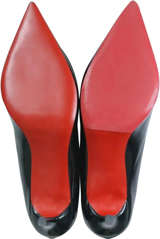 Dr. Foot Shoe Sole Protectors for high-Heels, Self Adhesive Silicone Non-Slip Shoes Cover Bottoms for Women