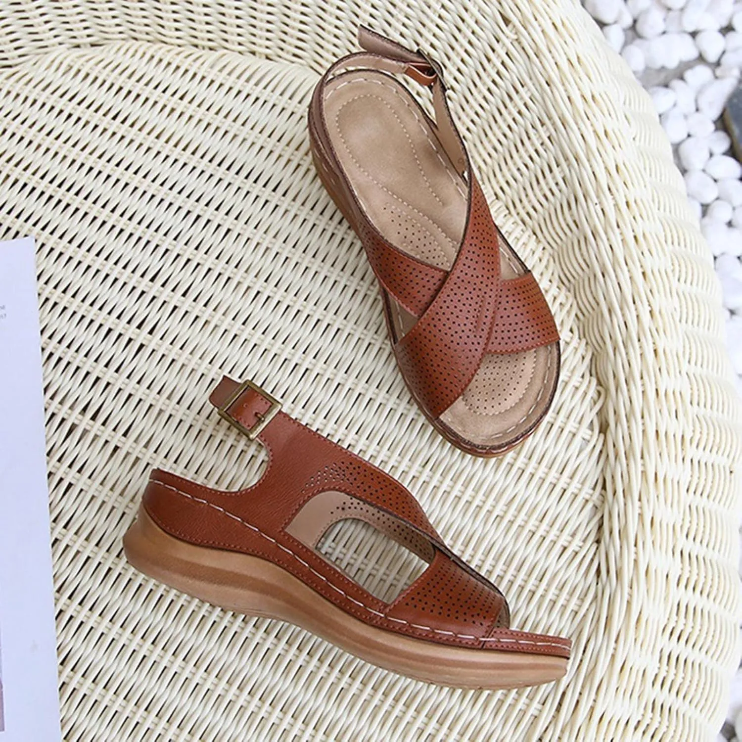 Espadrille Wedge Sandals for Women Low Heel Closed Toe Wide Sandals for Women Wide Width Espadrille Heels Womens Black Platform Wedge Sandals Sandals Womens Dressy Comfy Wide Width Sandals Women