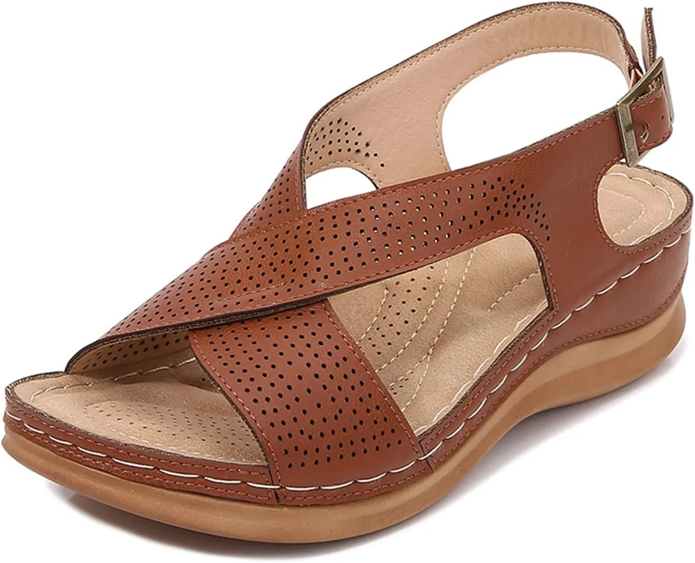 Espadrille Wedge Sandals for Women Low Heel Closed Toe Wide Sandals for Women Wide Width Espadrille Heels Womens Black Platform Wedge Sandals Sandals Womens Dressy Comfy Wide Width Sandals Women
