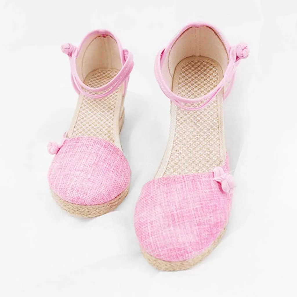 Espadrille Wedge,Womens Wedges Sandals Espadrilles Platform Closed Open Toe Ankle Strap Slingback Summer Casual Lace Up Buckle Retro Ankle-Tie Classic Low Heel 2025 Beach Dress Wedge Shoes