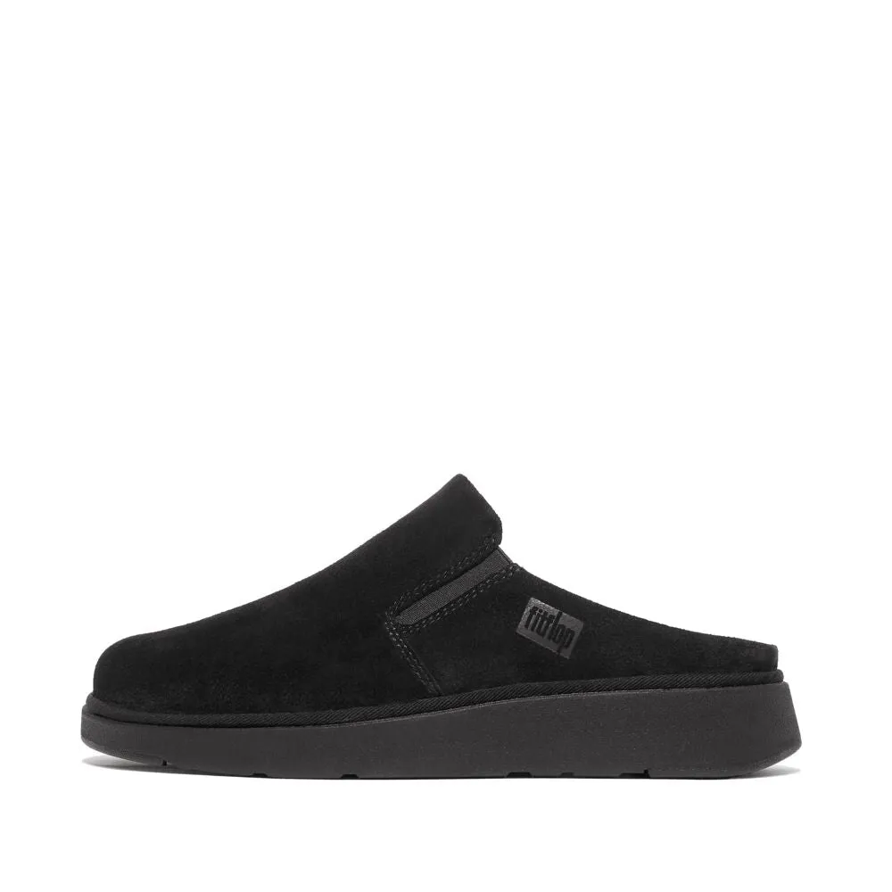 FitFlop Gen-FF Elasticated Suede Mules - Black