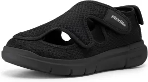 FitVille Diabetic Sandals for Men Extra Wide Diabetic Shoes for Swollen Feet Walking Sandals for Elderly Foot Pain Relief for Plantar Fasciitis