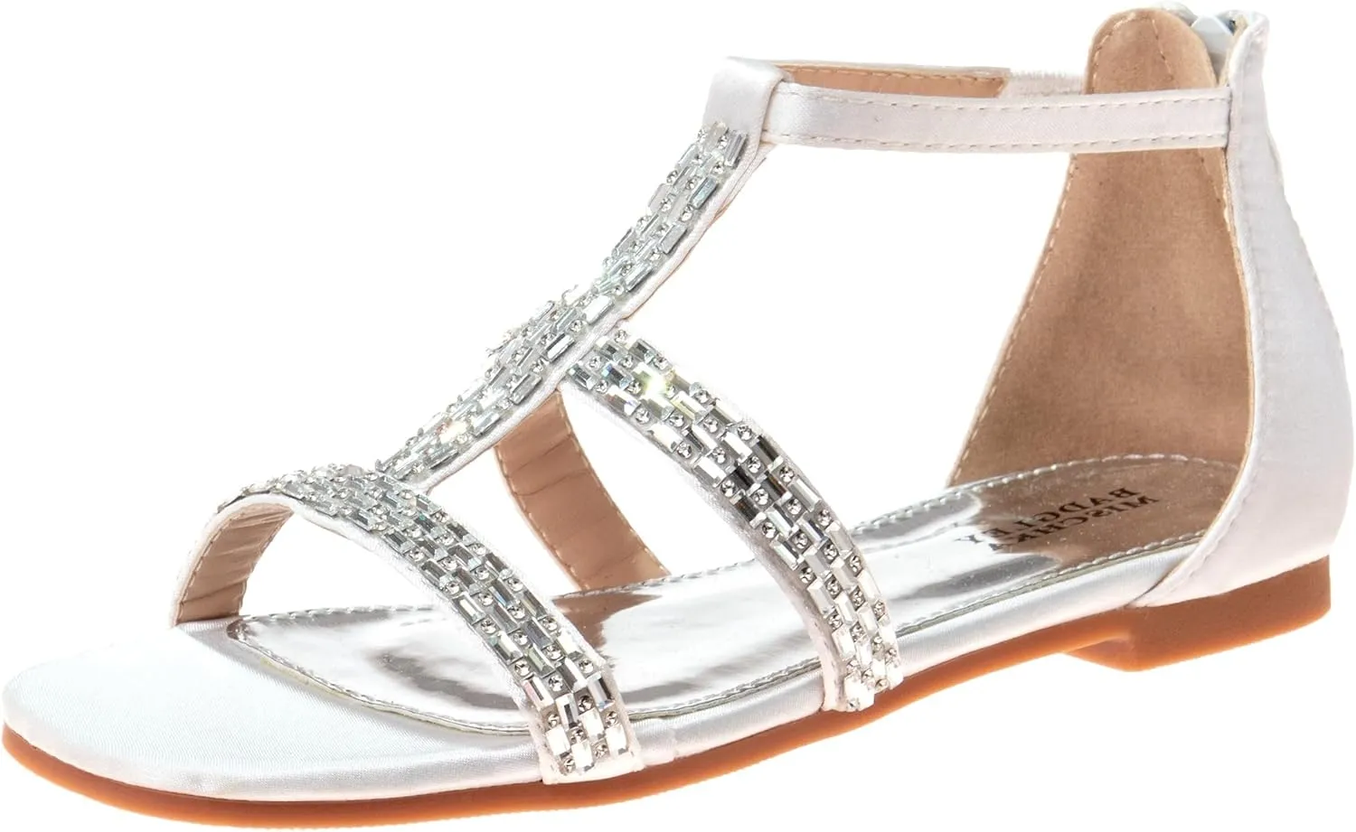 Josmo Girls Sandal Flats Dress Pumps - Kids Slip On Open Toe Strappy Sandal (Little Kid - Big Kid)