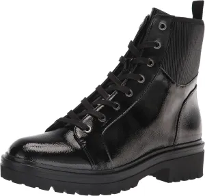 Kenneth Cole Women's Women's Rhode Light Lace Up Bootie Ankle Boot, Black, 5