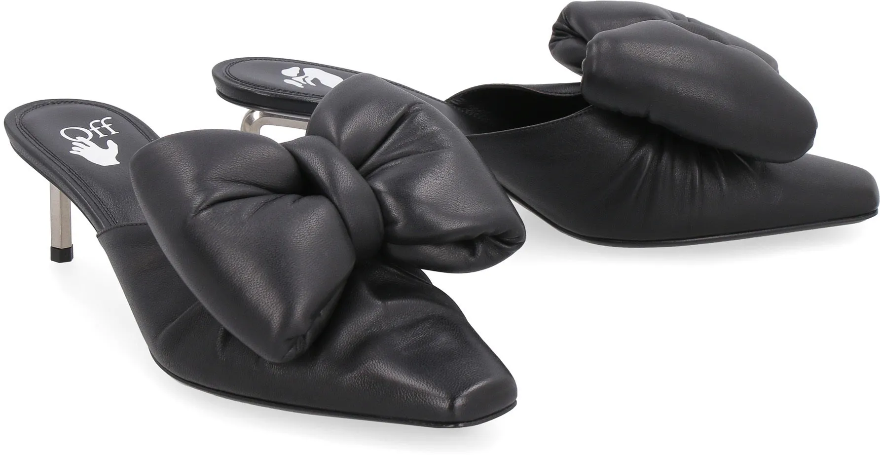 Leather mules
