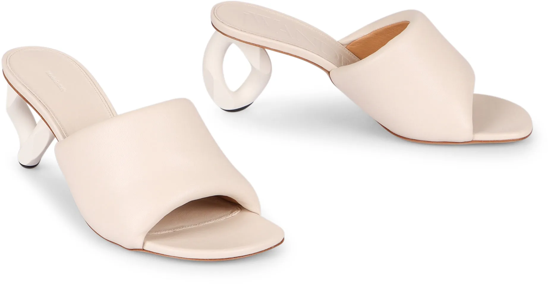 Leather mules