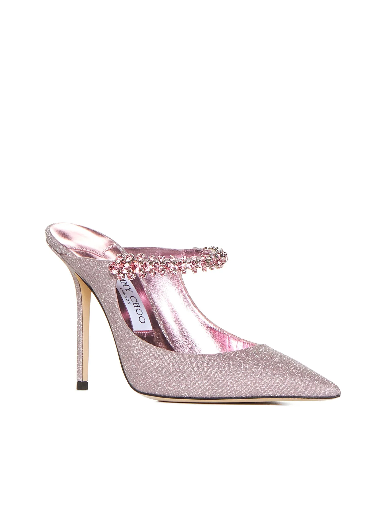 <HR id="null"/> Bing crystals fabric mules