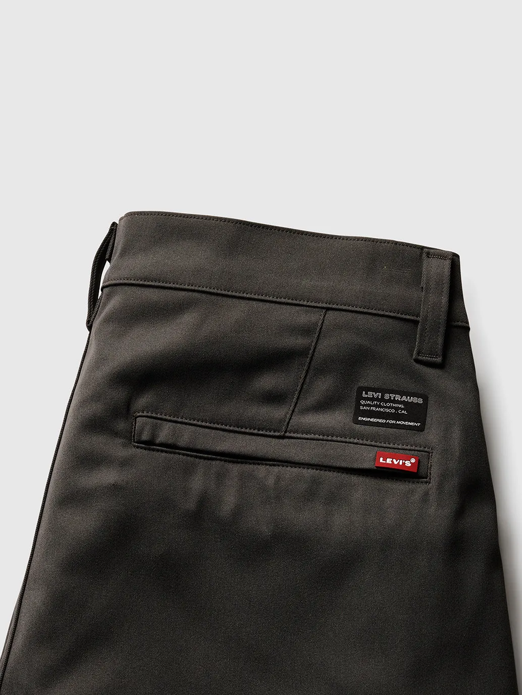 Men's Black Straight Fit Chinos