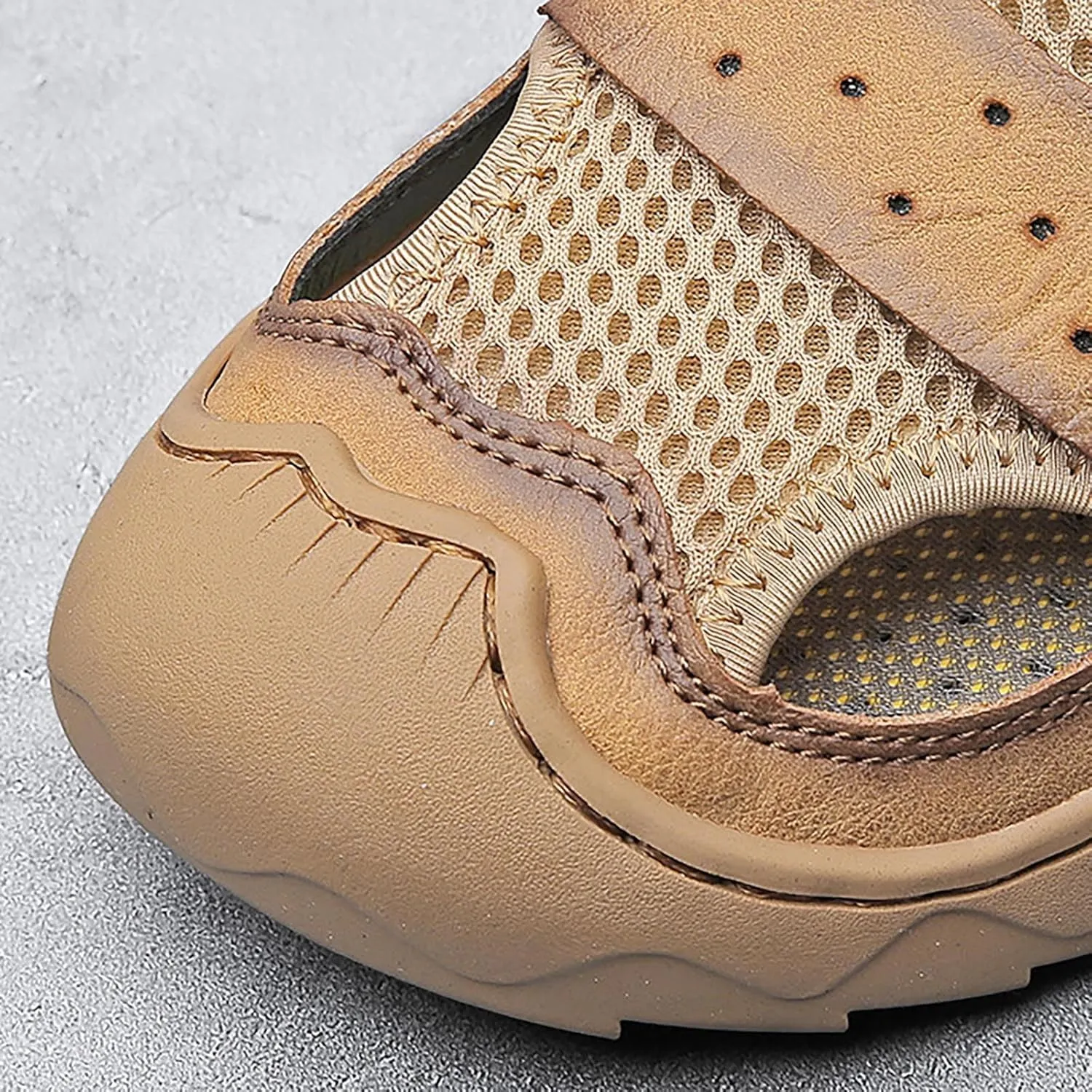 Men's Summer Mesh Breathable Casual Beach Shoes and Sandals Mens Hiking Sandals