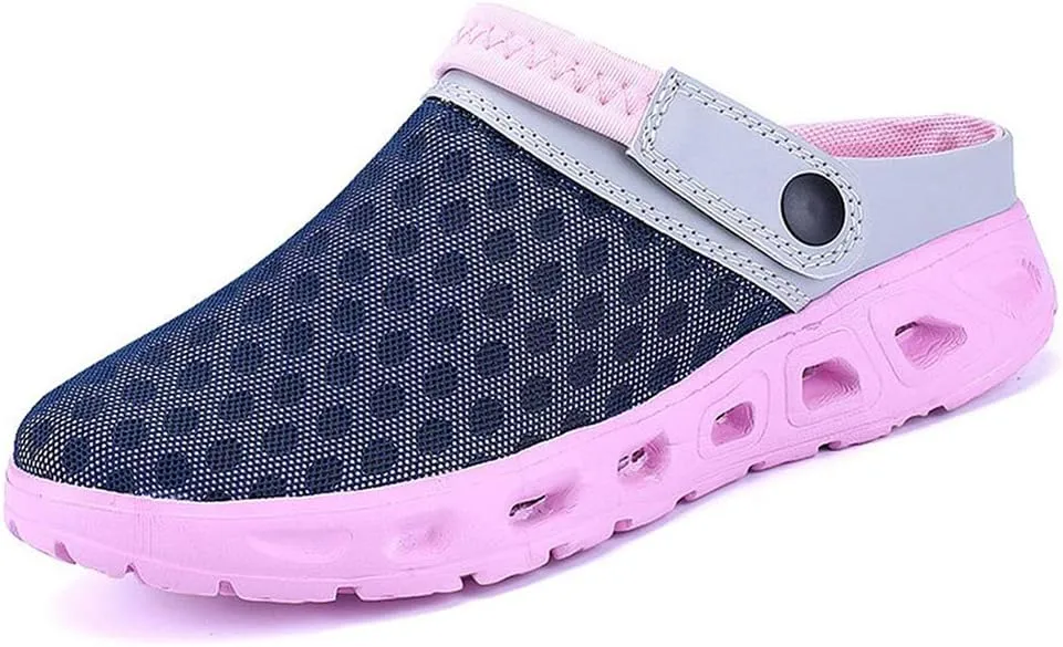 Mens Womens Garden Clogs Shoes Summer Breathable Mesh Sandals Slippers Indoor Outdoor Slippers Quick Drying Water Shoes