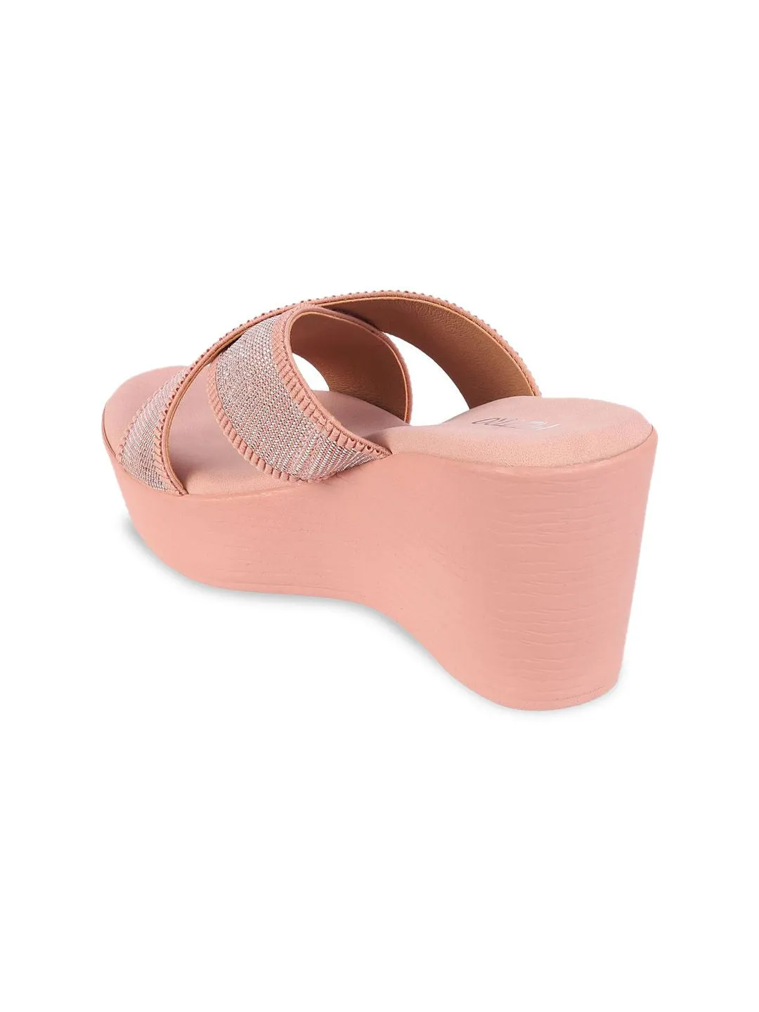 Metro Printed Wedge Heels Sandals