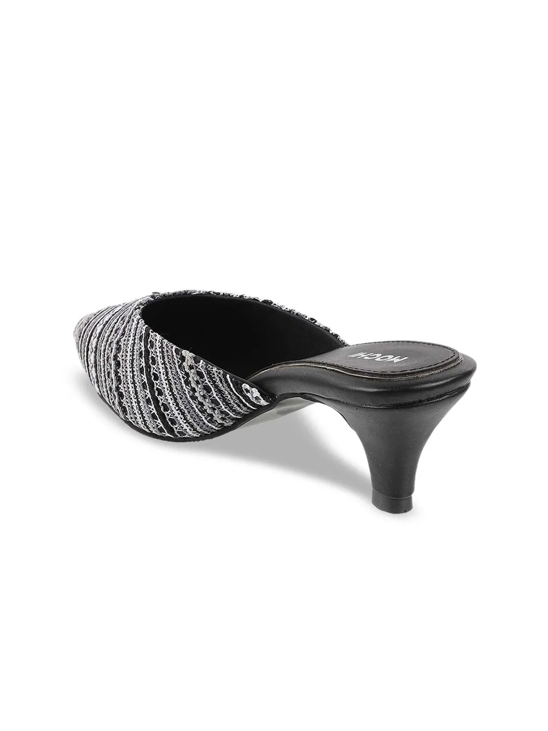 Mochi Black Kitten Mules
