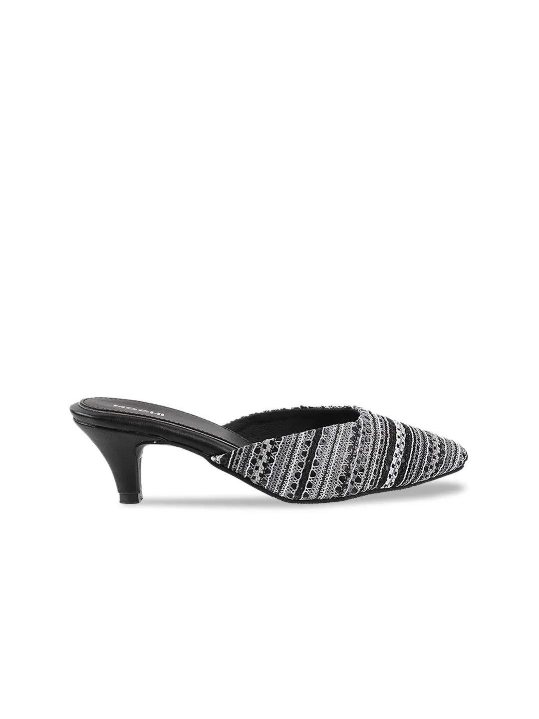 Mochi Black Kitten Mules
