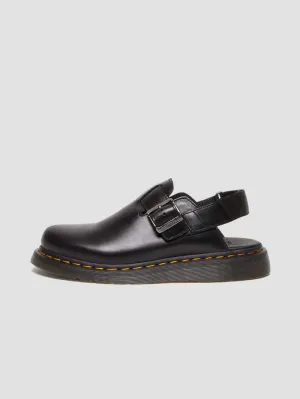 Mules con Cinturino Posteriore Nero