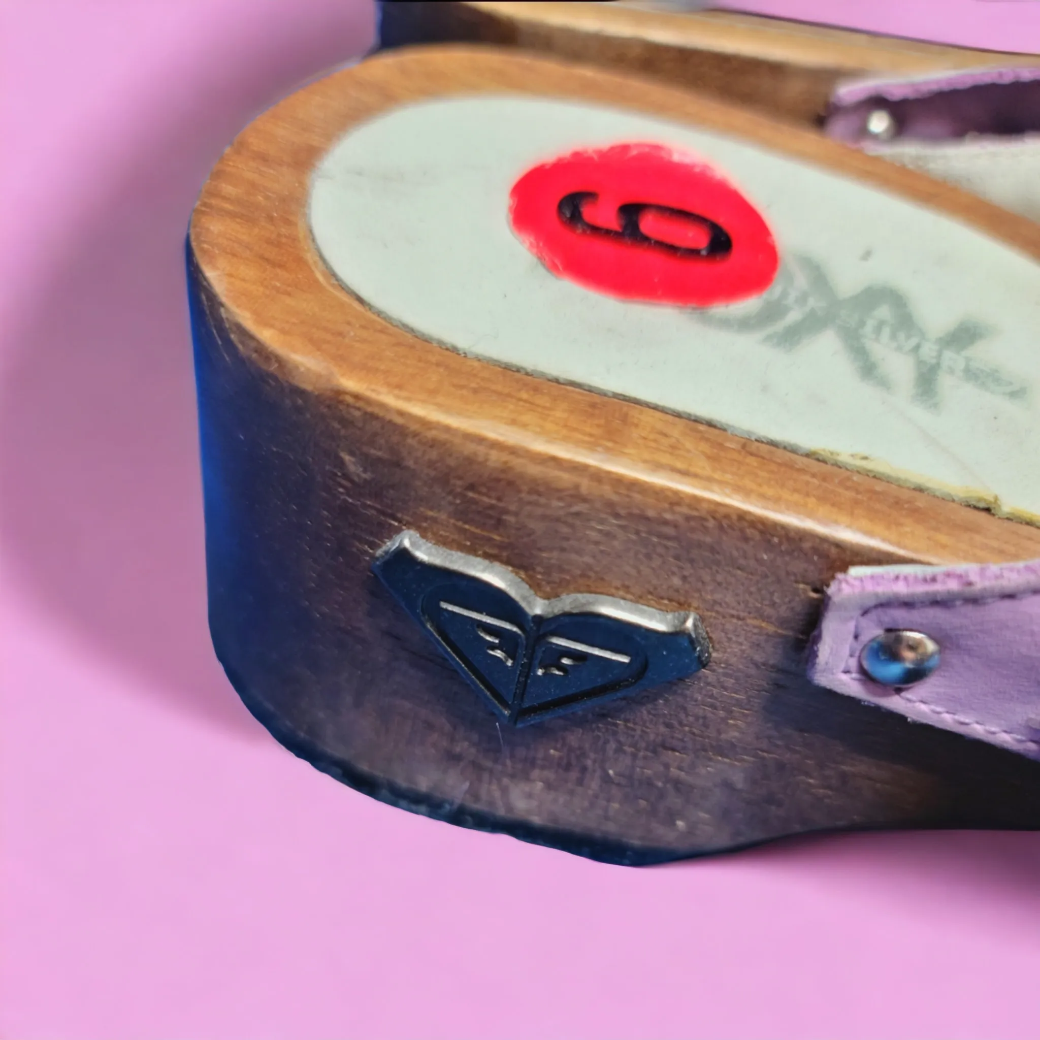 Mules en bois Roxy vintage