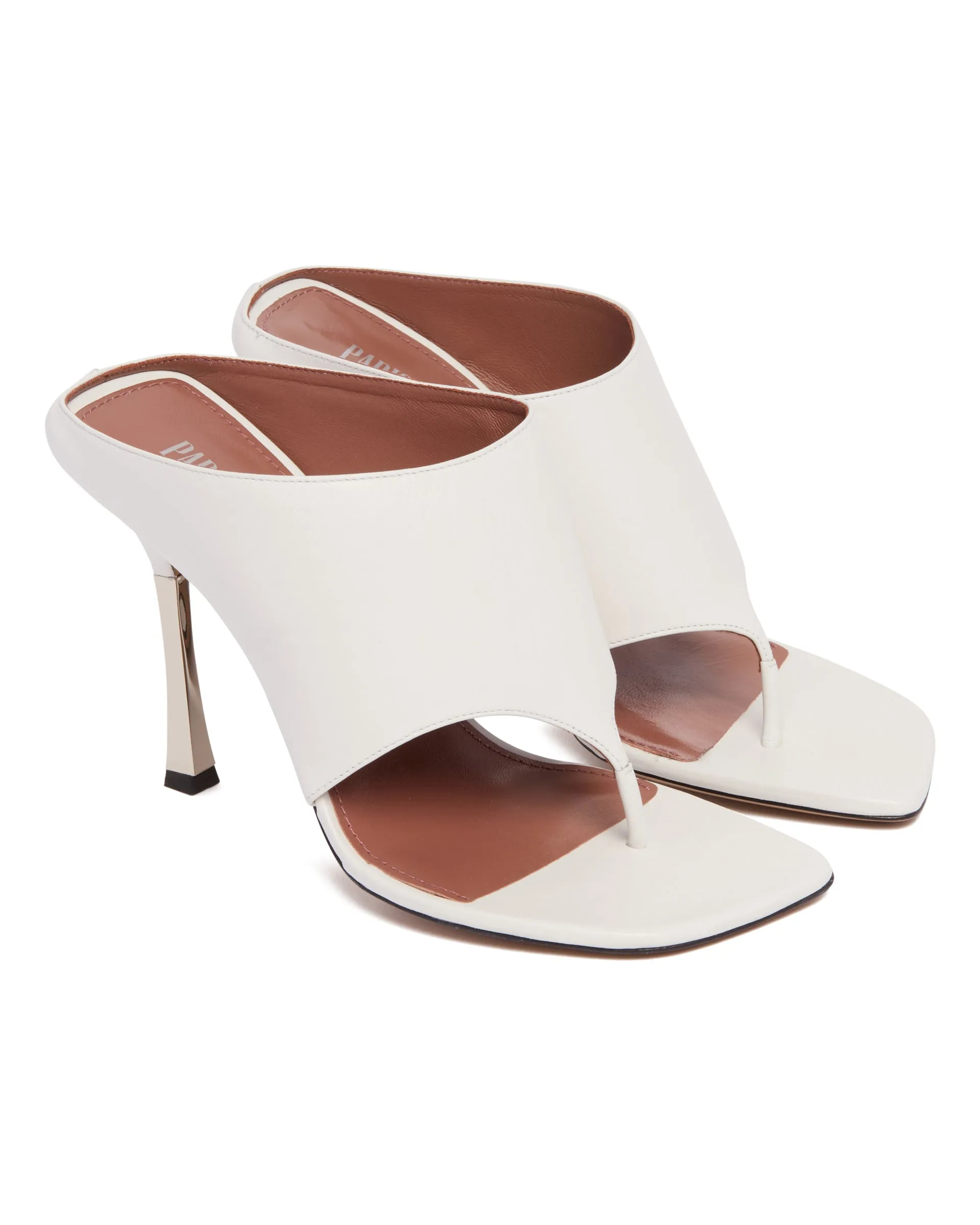 Mules Infradito Bianche