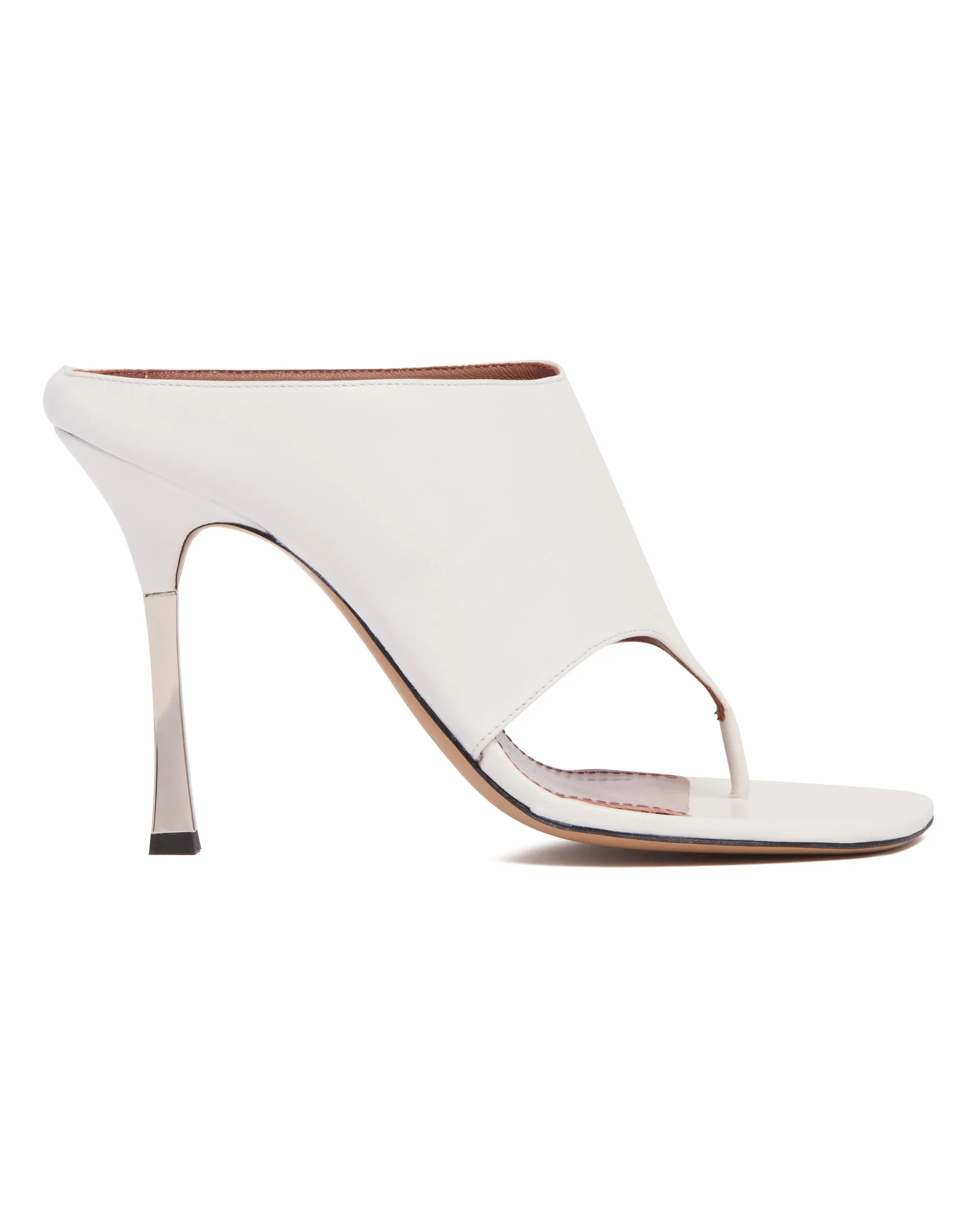 Mules Infradito Bianche