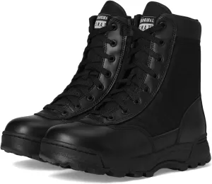 Original S.W.A.T. Classic 9" Side Zip - Boots for Men - Soft Toe Construction - Padded Tongue & Collar Black US Men's 8.5, Women's 10 Medium