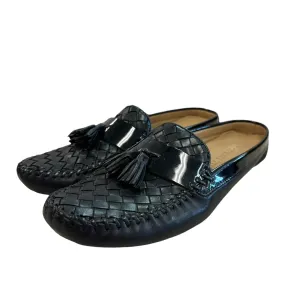 ROBERT ZUR BLACK SLIDE MULES Ann Lilli Fine Shoes- SZ 10 - 213