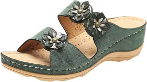 Sandals for Women Orthopedic Wedge Sandals Dressy Summer Walking Shoes Arch Support Slippers Walking Shoes2