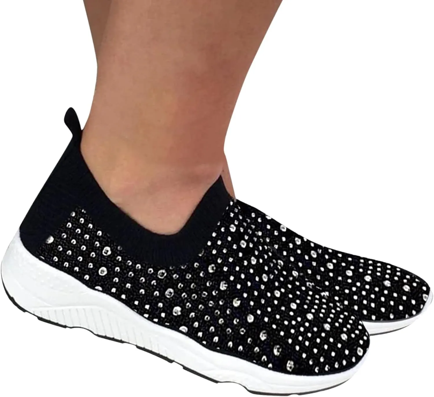 Silver Platform Wedge Sneakers for Women Womens Non Slip Wide Toe Work Shoes Restaurant Gym Shoes Women Black Womens Fashion Sneakers Black Wedge Zapatos De Vestir para Mujer Con Juanetes