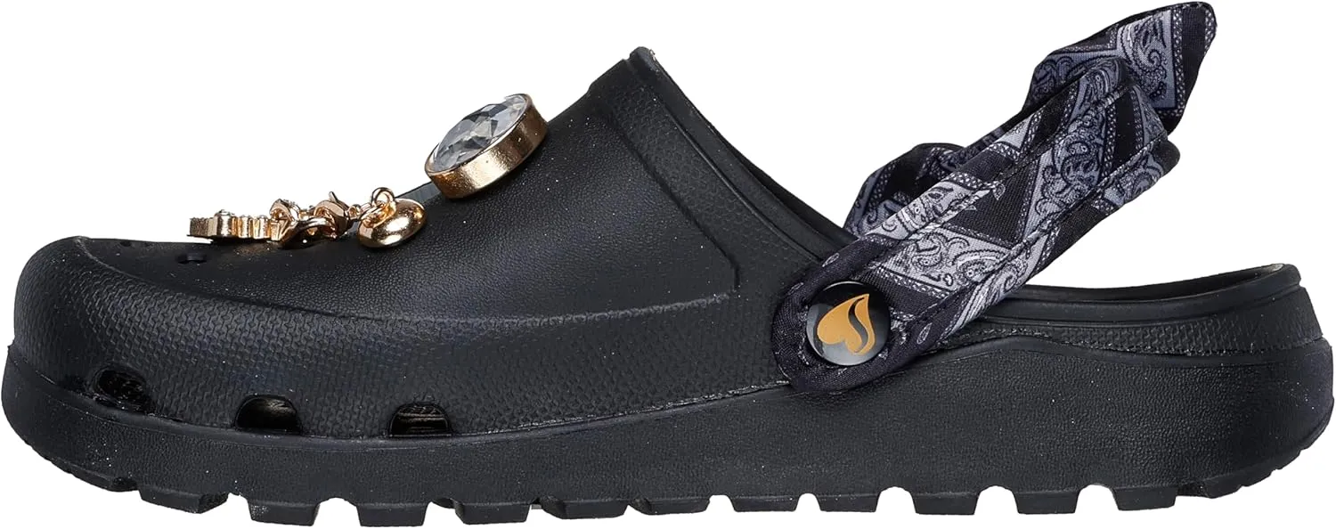 Skechers Women's Snoop Dogg: Arch Fit Footsteps-Rolling Glitz Clog