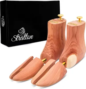 Stratton Boss Cedar Boot Tree For Men | Aromatic Red Cedar | Great Gift For Men!