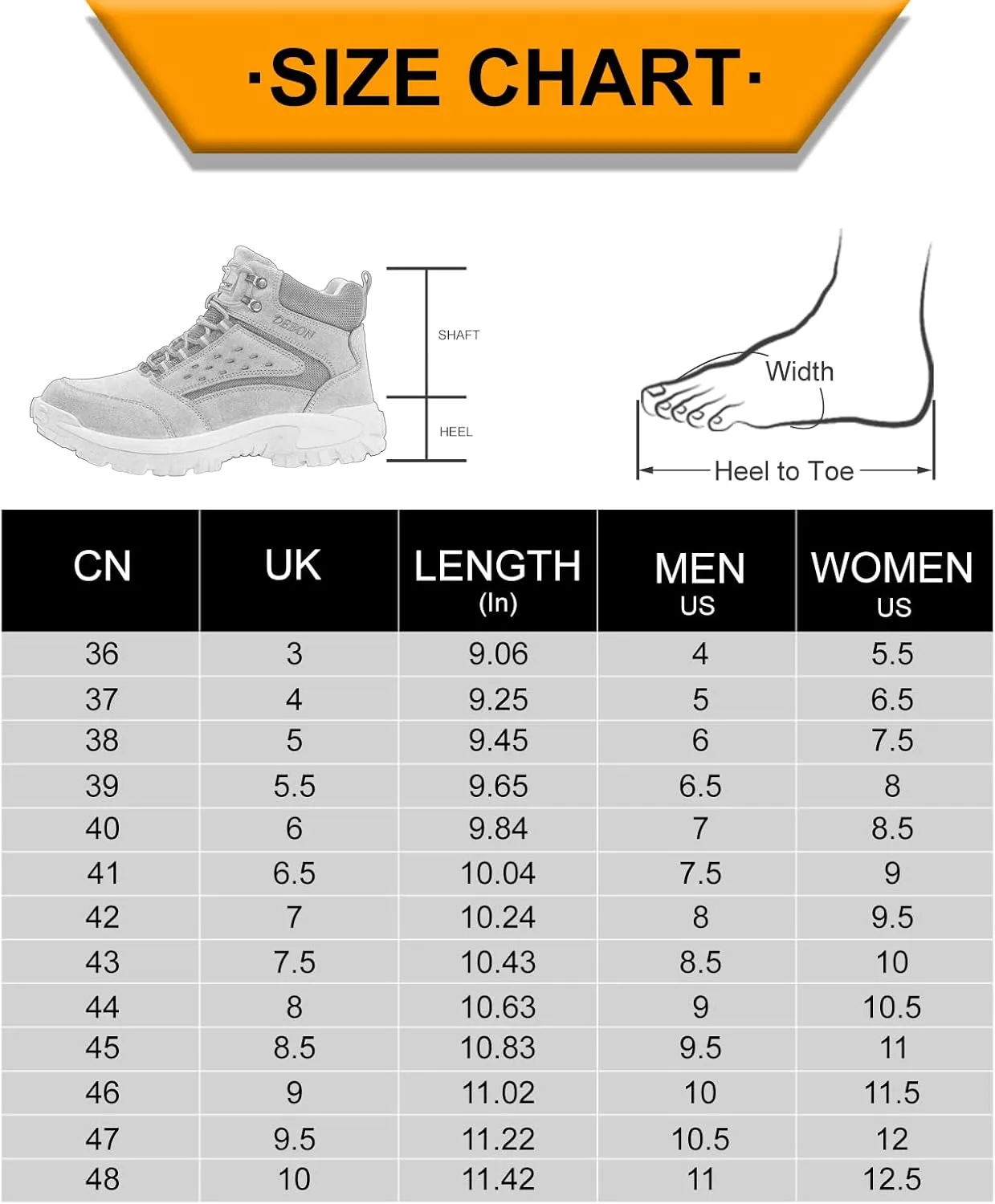 Unisex-Adults Steel Toe Chelsea Boots, Men's Industrial Construction Shoes, Waterproof, Lightweight, Comfortable, Non-slip Safety Boots