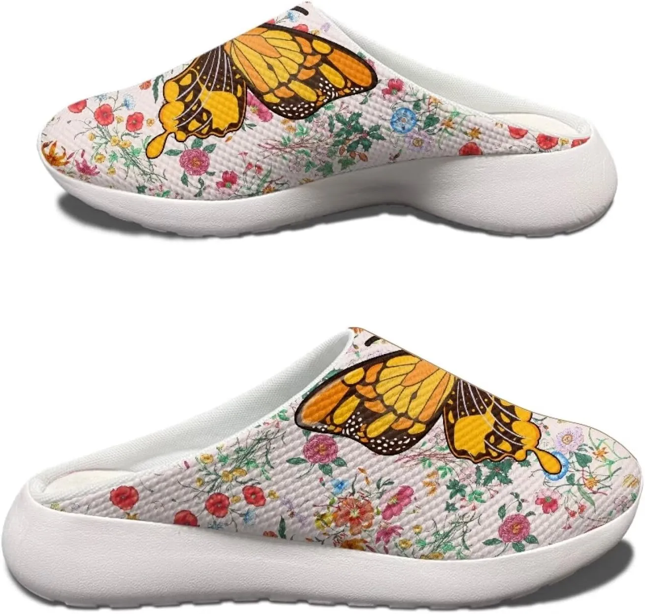 Veniyate Women's Garden Clogs Slip on Garden Shoes Cute Quick Drying Water Shoes Sandals Beach Water Shoes