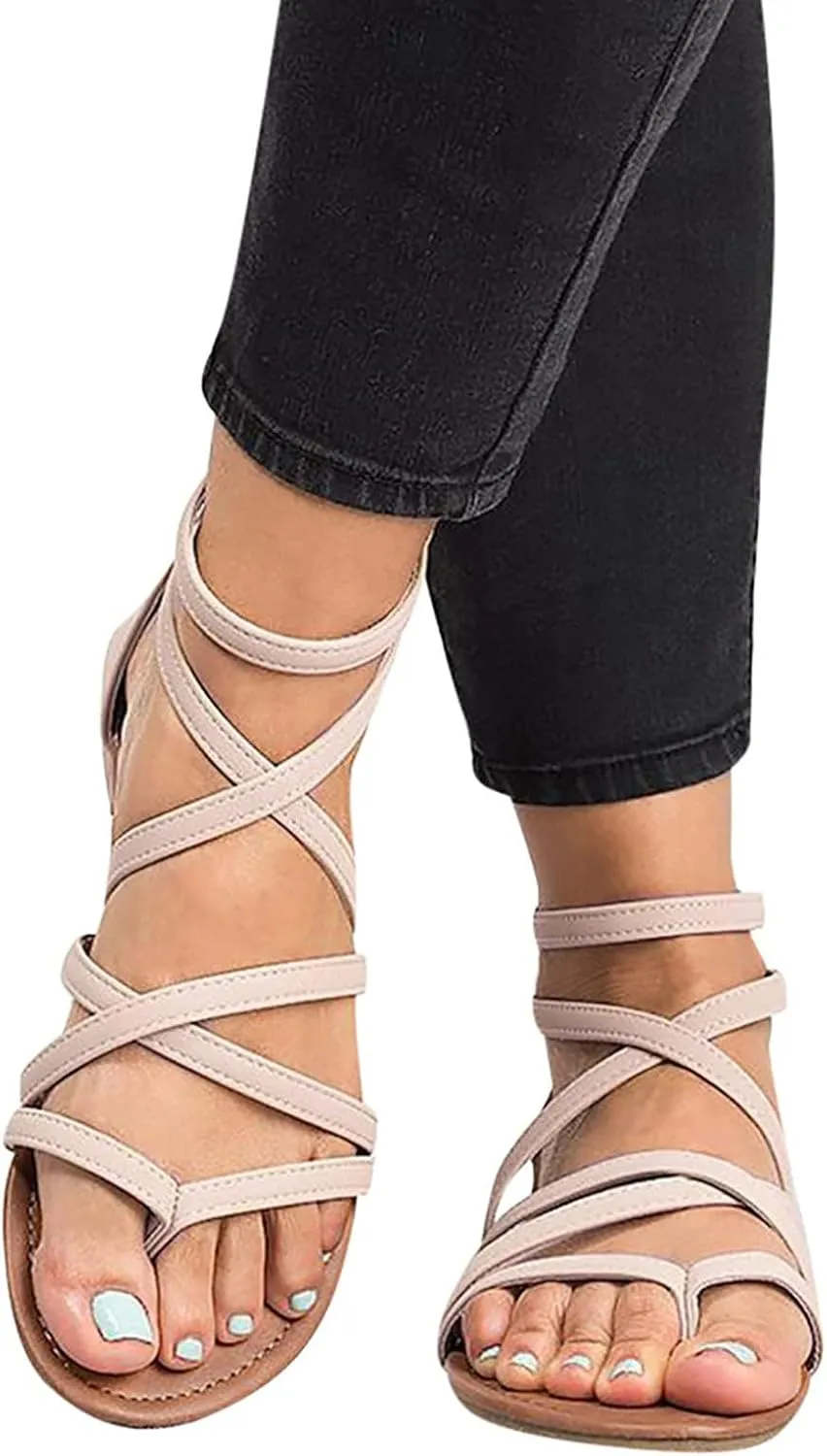 Wedges Sandals for Women Dressy 2025, Open Toe Cutout Zipper Chunky Heeled New Hollow Fish Mouth Slip on Summer Beach Boho Outdoor Shoes Comfy Orthotic Peep Comfortable Black Sandals