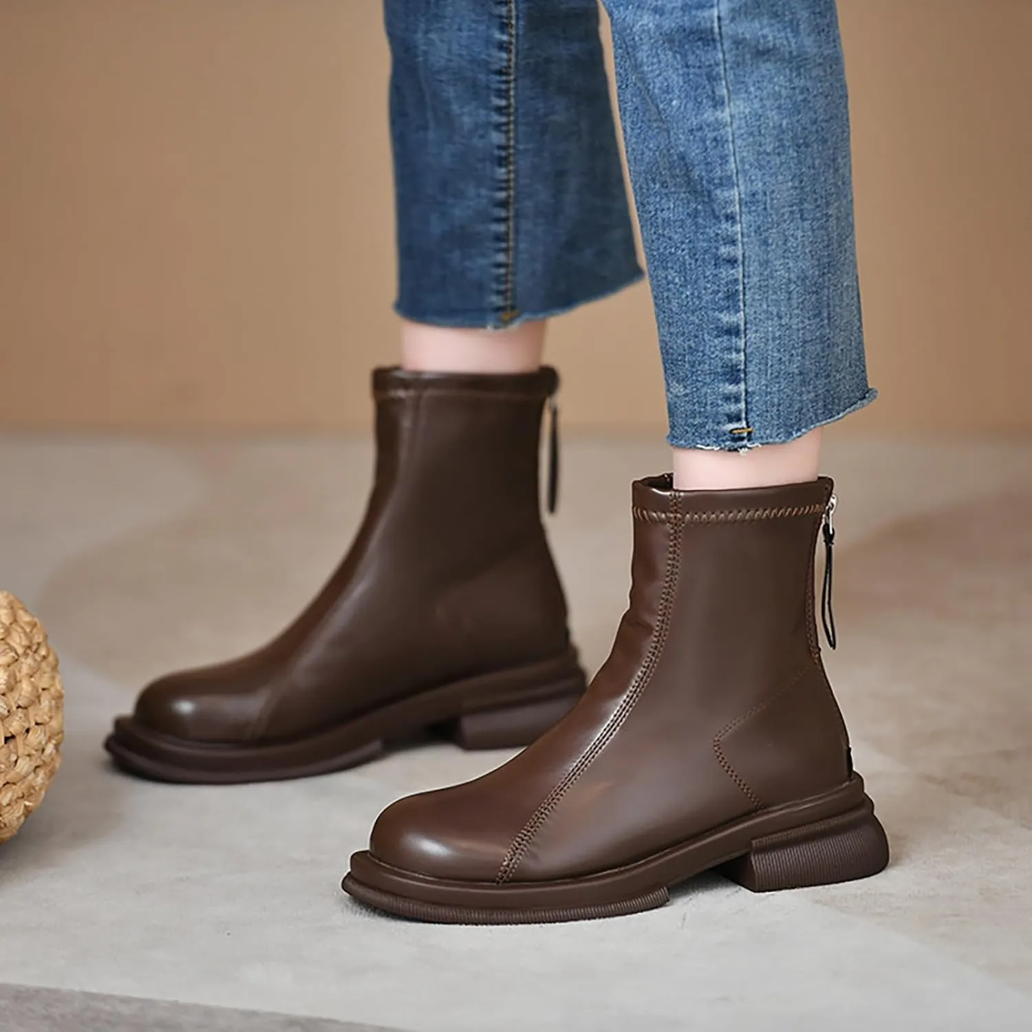 Women Boots Ankle Purple Ankle Boots for Women Denim Booties Womens Black Boots Ankle Ankle Boots for Women No Heel Wide Black Booties Wide Width for Women