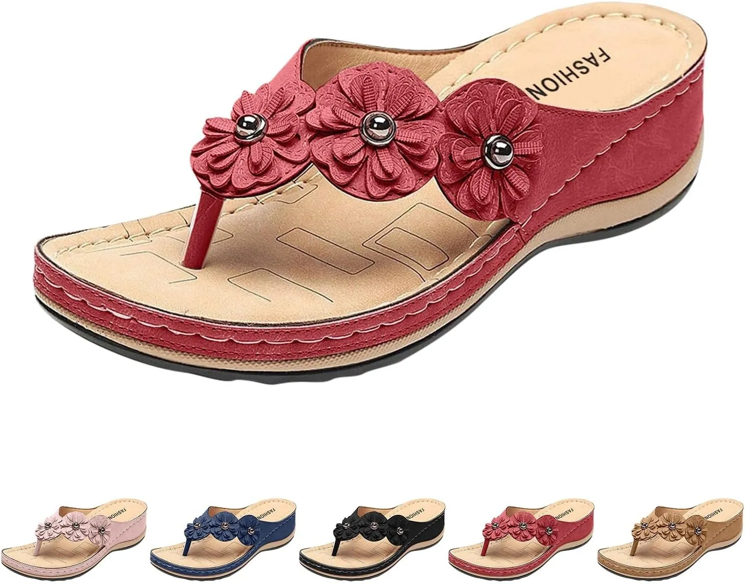 Women Shoes Open Toe Thong Sandals Fashionable And Comfortable Outdoor Beach Casual Sandals Toe Sandal Flat Sandal Strap