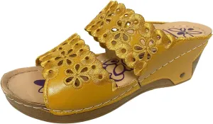 Women Shoes Thick Soled Wedge Sandals Casual Fashion Hollow Embroidery Bohemian Sandals Shoes Womens Leopard 8