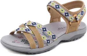 Women's Comfortable Hiking Athletic Sandals Arch Support Sports Walking Casual Summer Outdoor Beach Water Sandal