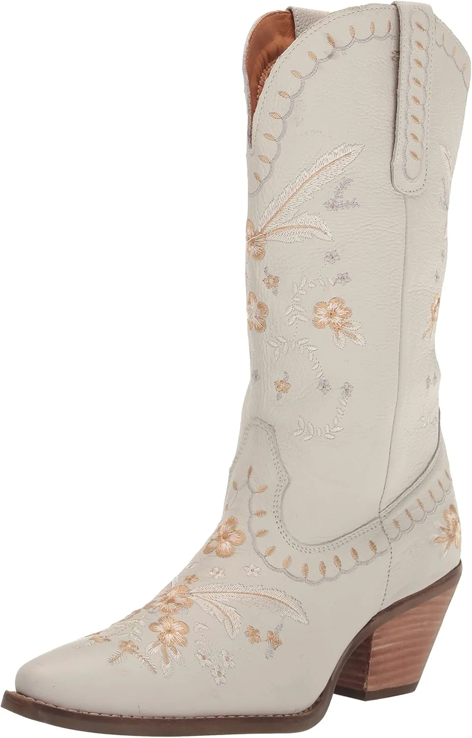 Women's Full Bloom Fashion Boot, White, 6.5
