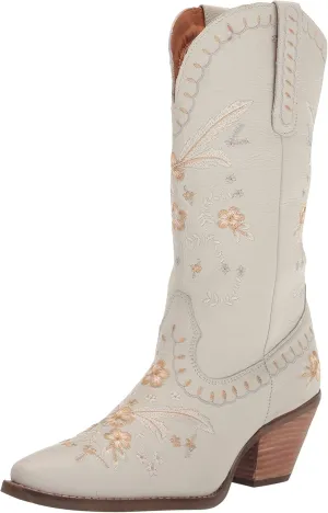 Women's Full Bloom Fashion Boot, White, 8