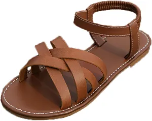 Women's Gladiator Strap Sandals Flat Fisherman Thong Cross Strappy Leathe Casual Woven Braided Sandals Beach Dressy Spring Shoes Summer Comfort Rope Bohemian Comfy Boho Flats Teen Girls