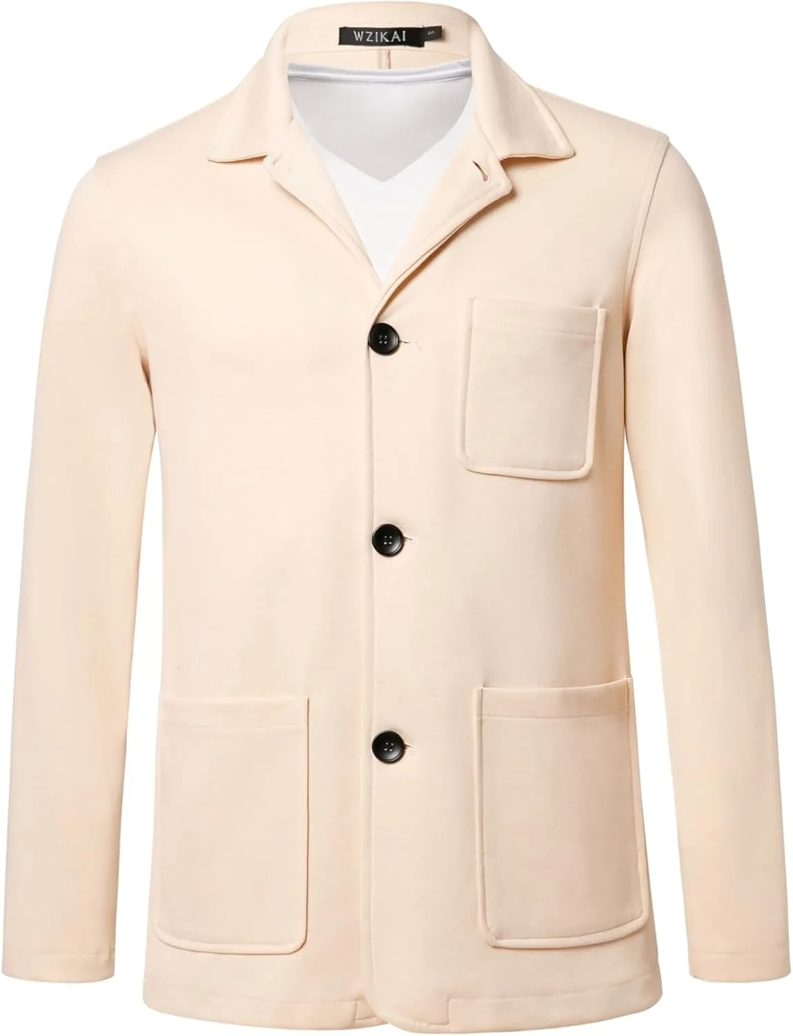 WZIKAI Men's Casual Sport Coat Jacket Regular Fit Lightweight Suit Jacket for Men
