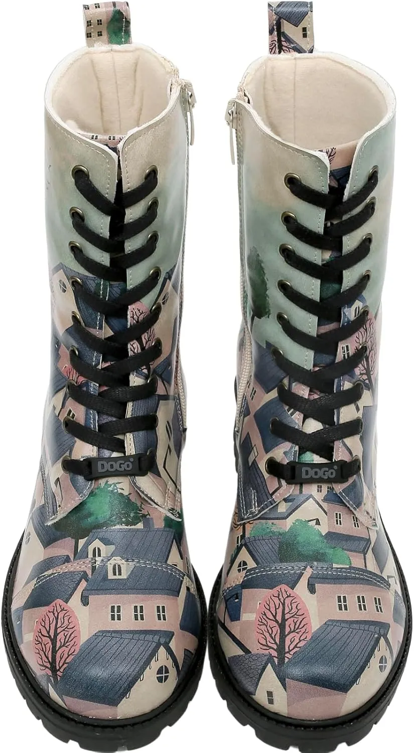 Zipsy Boots for Women - Handmade and Vegan Leather Mid Calf Boots for Women